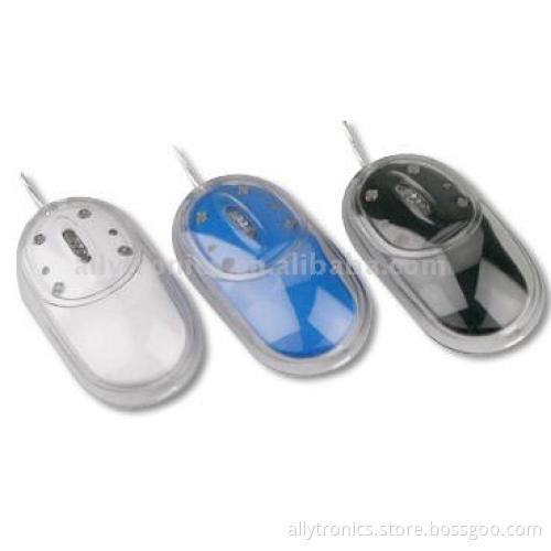 Mini Optical Mouse with Crystal Case